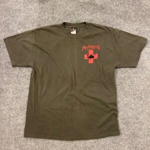 Vintage Hanes Beefy Alaskan Arctic Dustoff Military T Shirt Adult Large